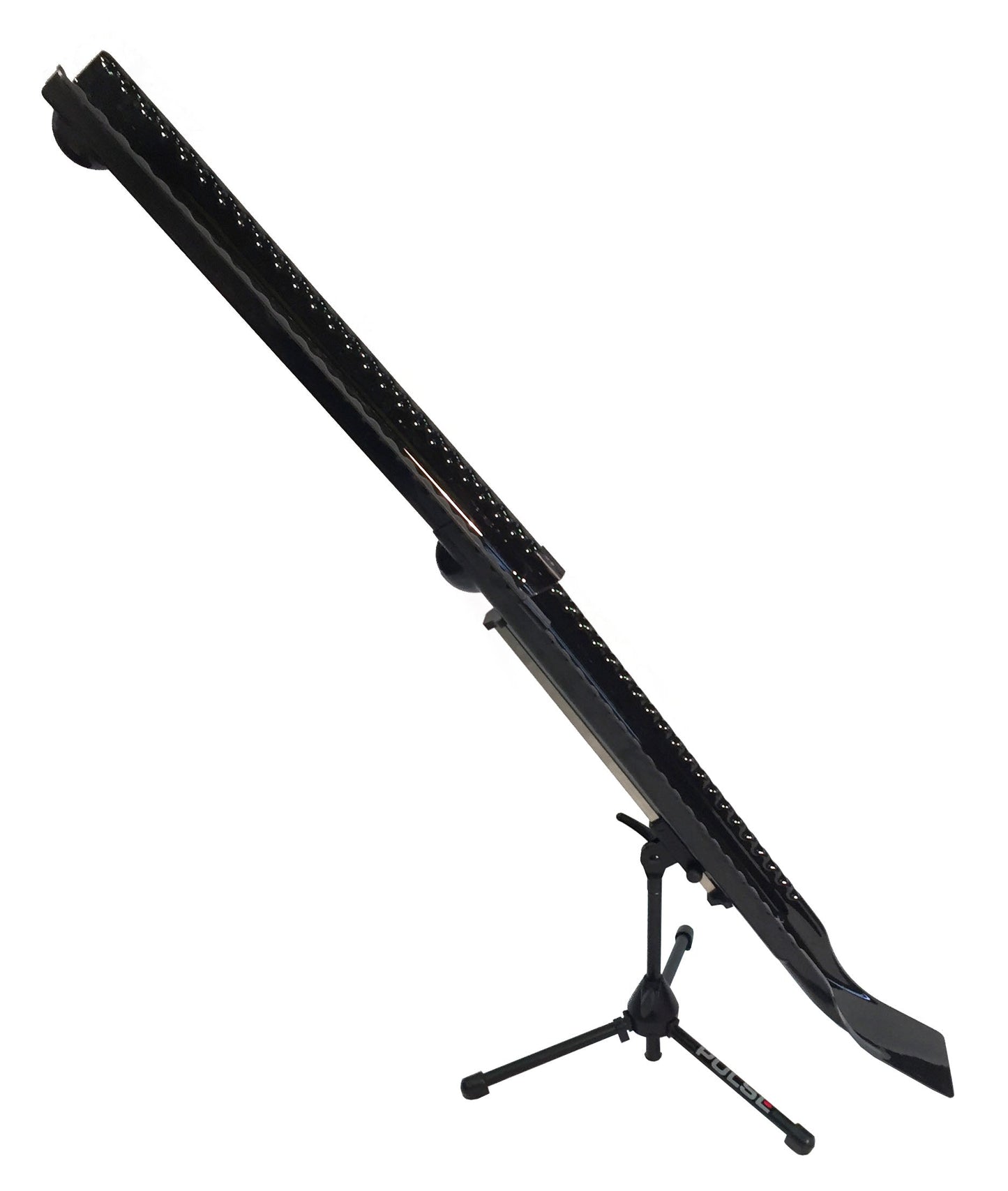 Side on view of boccia Pro-x ramp at full estension