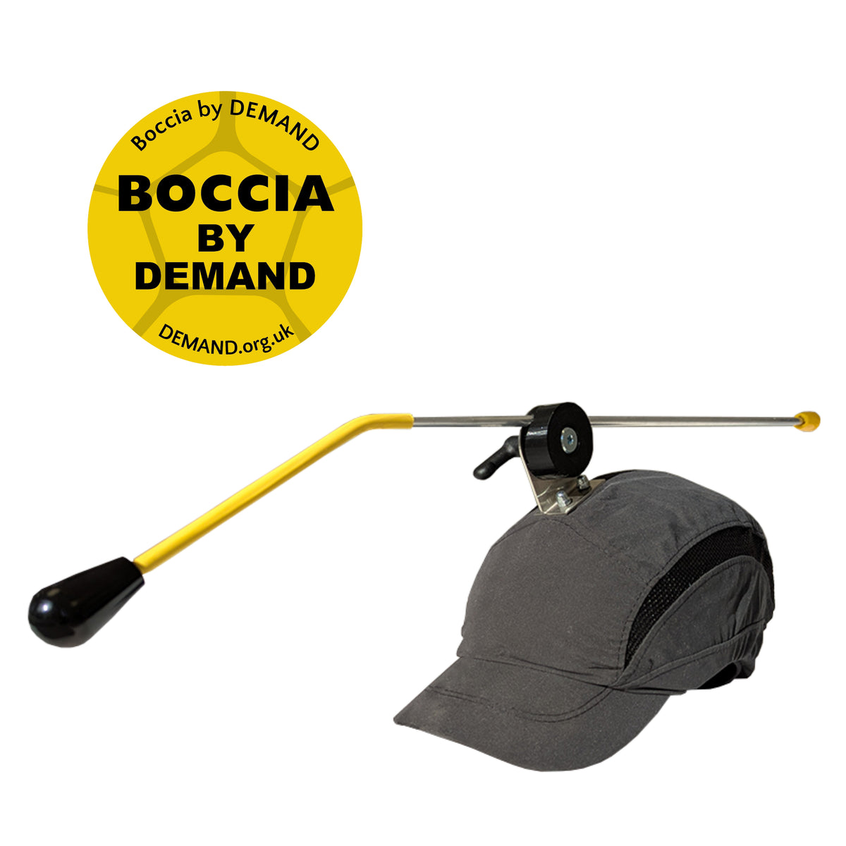 Boccia headpointer with logo
